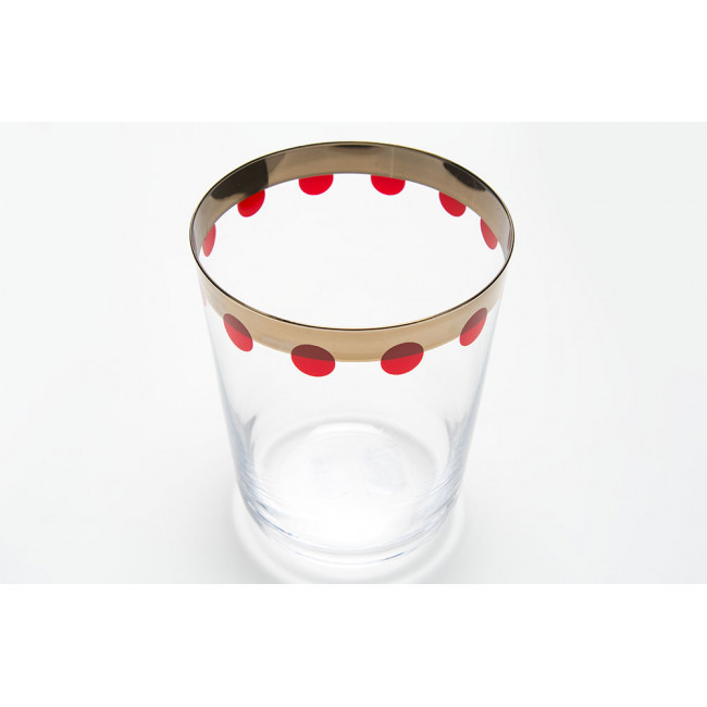 Juice glass Patrik ring, 445 ml, H11x8.5cm