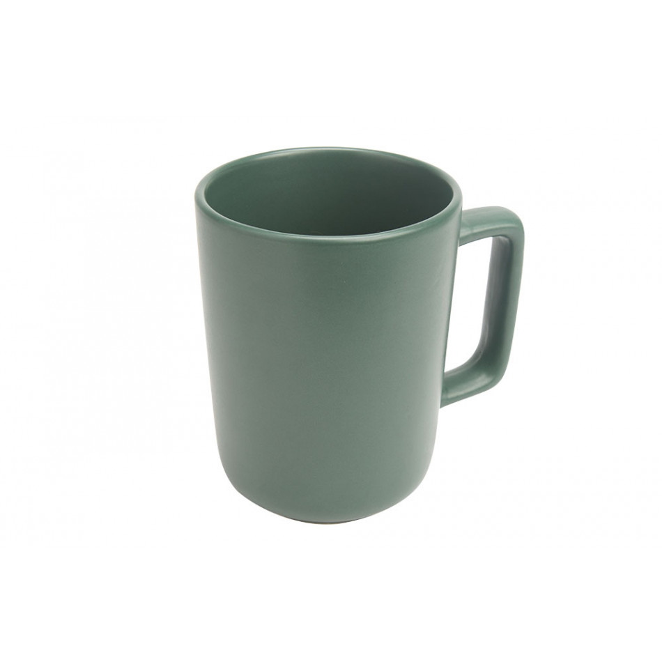 Mug Fika, green colour, H10.5cmx8.5cm, 400ml