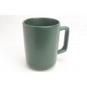 Mug Fika, green colour, H10.5cmx8.5cm, 400ml