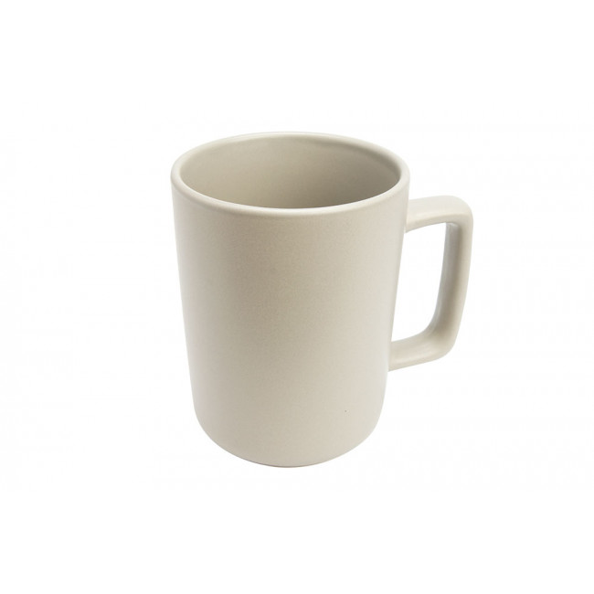 Mug Fika, beige colour, H10.5cmx8.5cm, 400ml