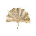 Wall Decoration Leaf, warm gold color, H44x50.5cm