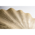 Wall Decoration Leaf, warm gold color, H44x50.5cm