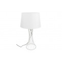 Table lamp Sower, white, E27 60W, H60x30cm