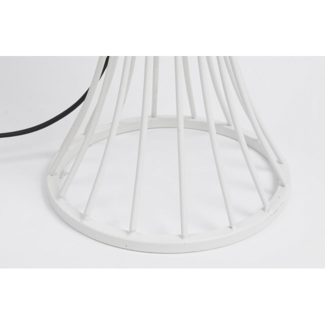 Table lamp Sower, white, E27 60W, H60x30cm