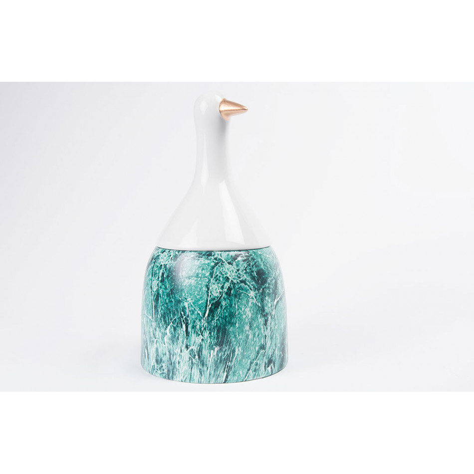 Decorative vase Duck, 14.1x14.1x26.6cm