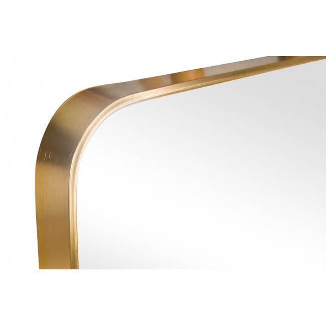 Mirror Idena, gold colour, 60x140x3.5cm