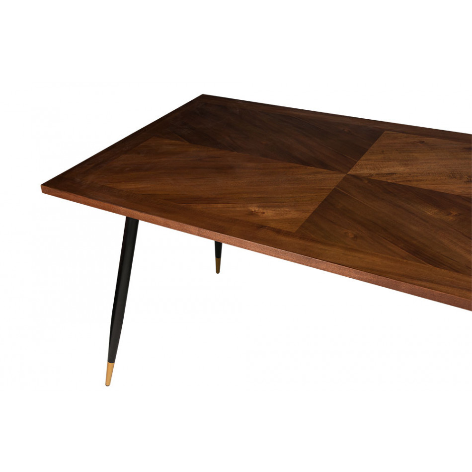 Dining table Torija, walnut wood veneer, 140x80x76cm