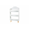 Bookcase Cloud, white, 58x100x18cm