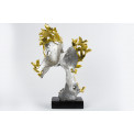 Decor Kiss, gold/silver colour, 31x11x42cm