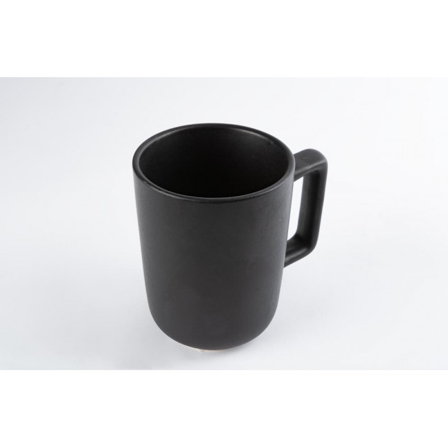 Mug Fika, black colour, H8.5x10.5cm, 400ml