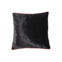 Decorative pillowcase Celebrity, black/bordeaux trim 60x60cm