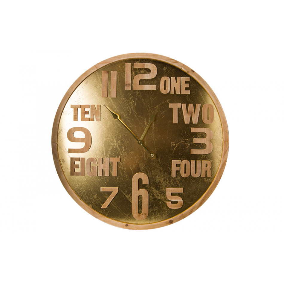 Wall clock One two, 79.5x79.5x4.5cm