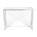 Console Bamberg M, mirror top, silver colour, 90x25x70cm