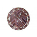 Wall clock Roman Vintage, dark brown colour, D58cm