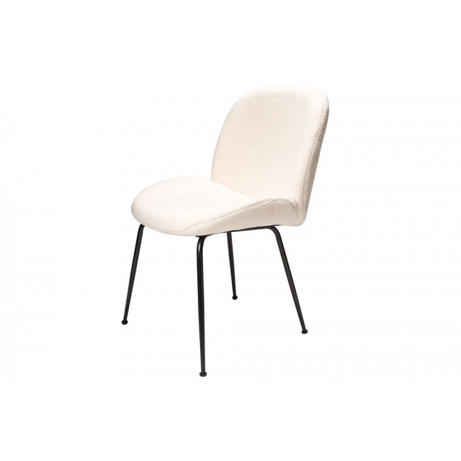 Dining chair Troja, cream colour, 58x46x88cm, seat height 47cm