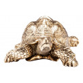 Decorative figurine Turtle, gold, 11x26x30cm