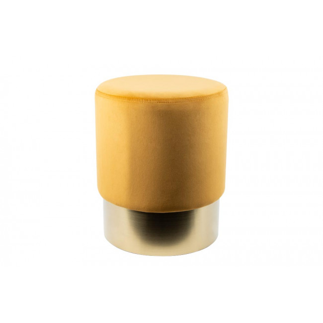 Stool Noto, gold/gold color base, 35x42cm