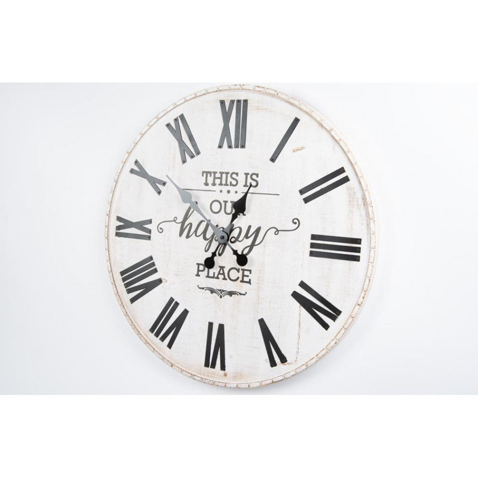 Wall clock This is our place, D58x4.5cm