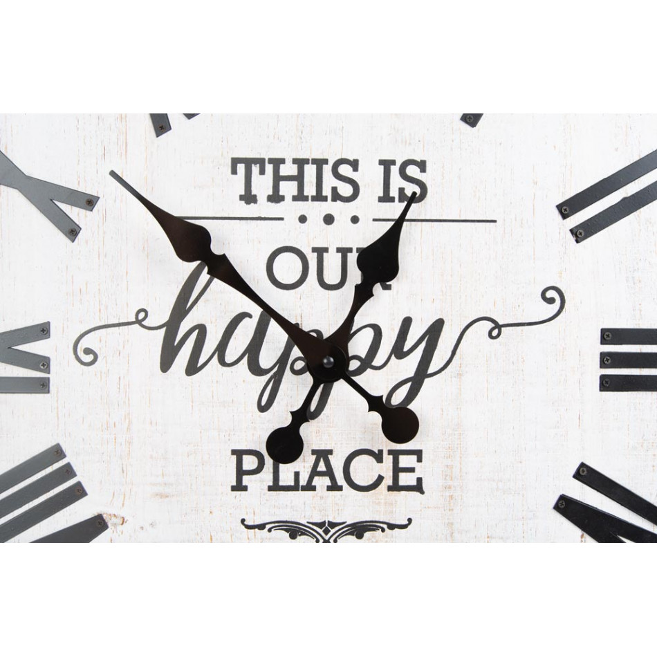 Wall clock This is our place, D58x4.5cm