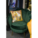 Armchair Shell, dark green,H85x80x75cm, seat height 43cm