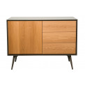 Sideboard Dallen, ash wood veneer, 110x40x85cm