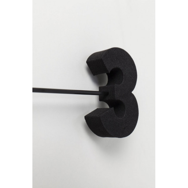 Wall clock Like Umbrella Black, Ø-100cm