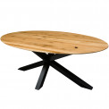 Dining table Foggia, oval L200cm