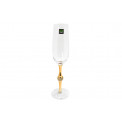 Champagne glass Metallic Gold H26.5 cm, D 4.5 cm, 200ml