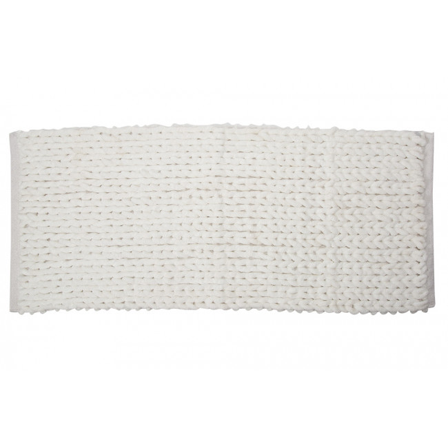 Bath mat Elpais, white, 50x120cm