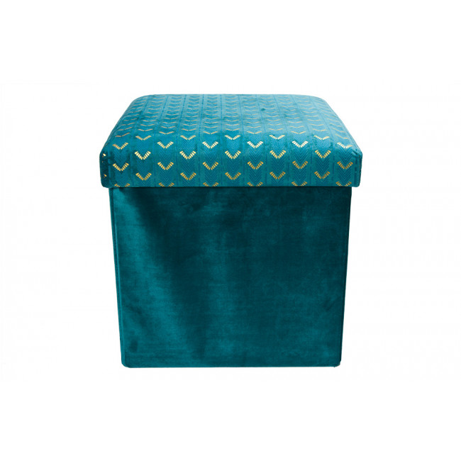 Box Liam, teal, 38x38x38cm