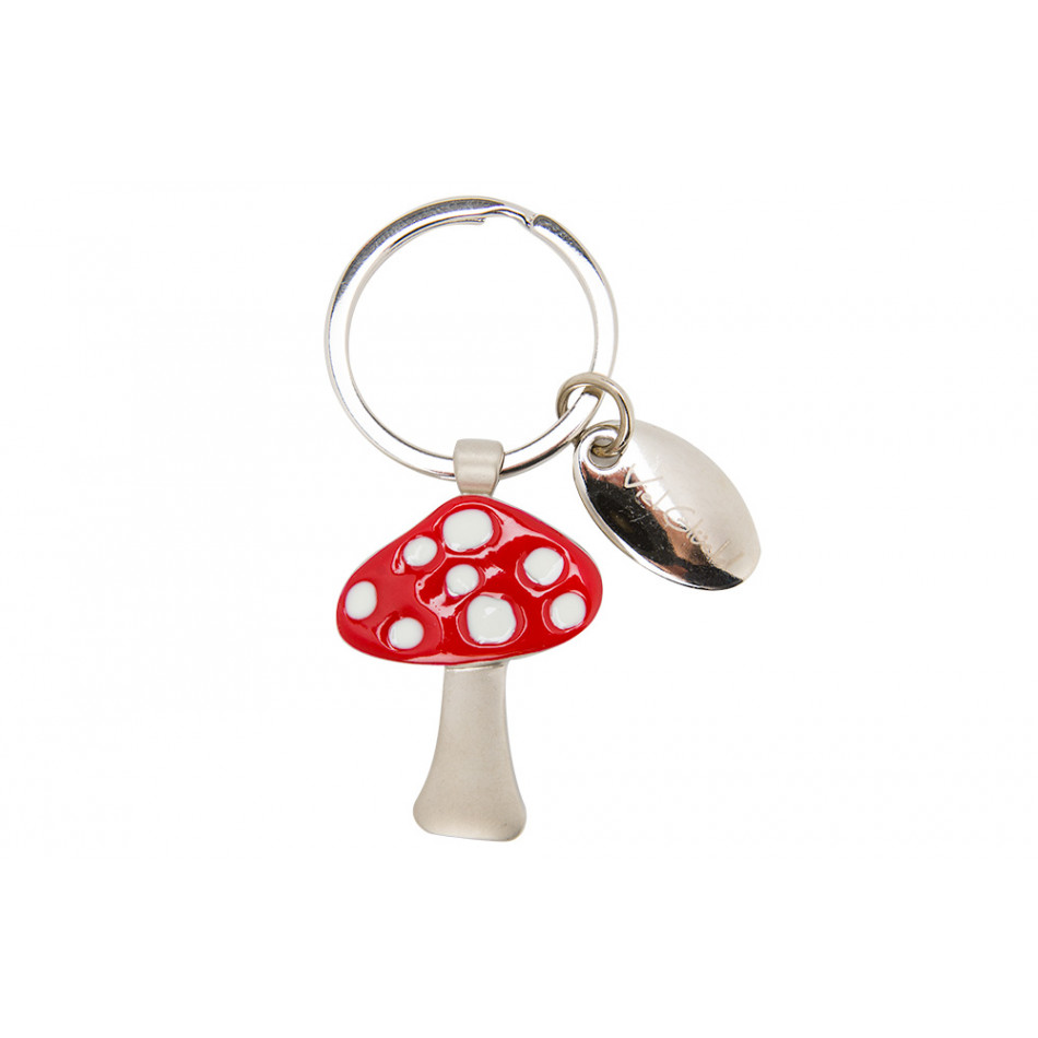 Keychain Mushroom, metal, 7.5cm