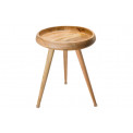 Side table Herve S, mango, H47, D42cm