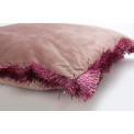 Pillow Selvino 33, mauve, velvet, 50x50cm