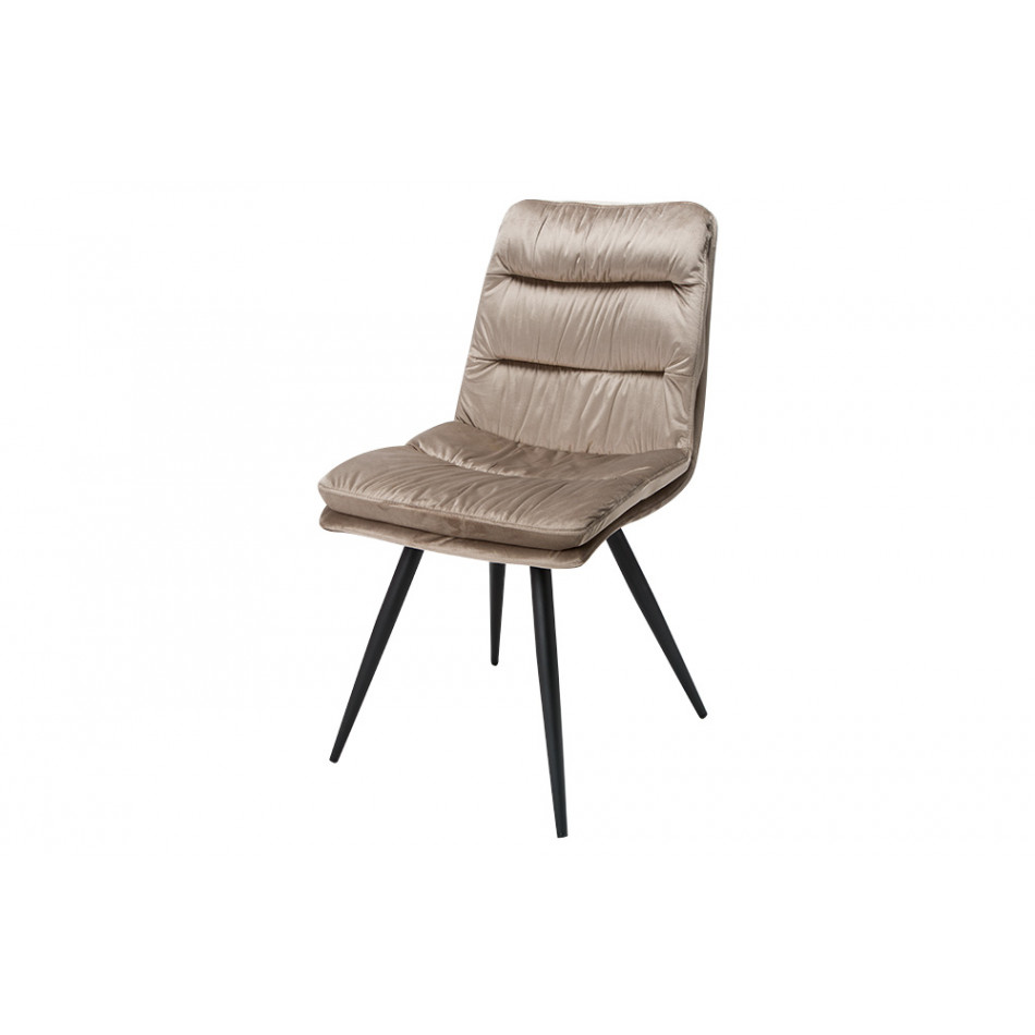 Dining chair Arina, taupe, 45x84x47cm, seat 40cm