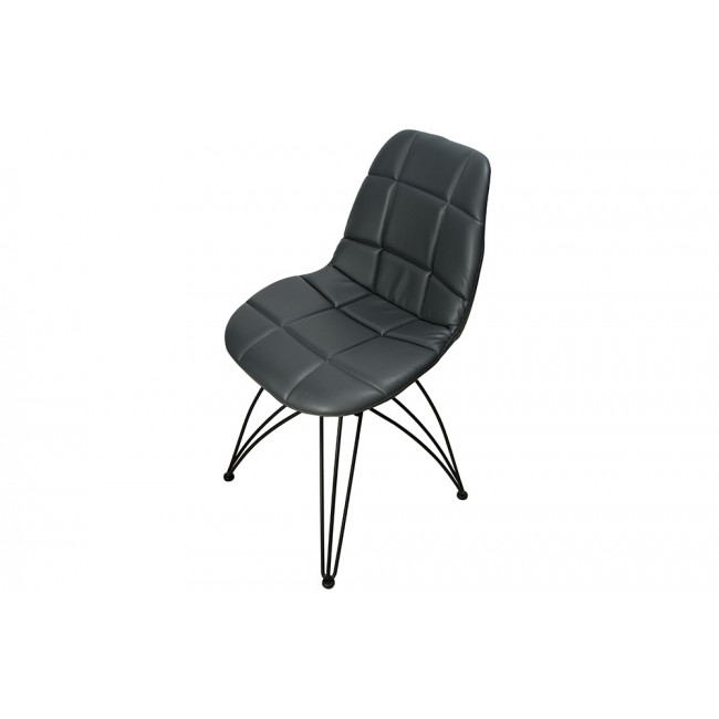 Chair Elon Graphit, black, 47x49x85cm