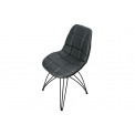 Chair Elon Graphit, black, 47x49x85cm