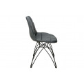 Chair Elon Graphit, black, 47x49x85cm