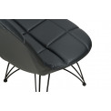 Chair Elon Graphit, black, 47x49x85cm