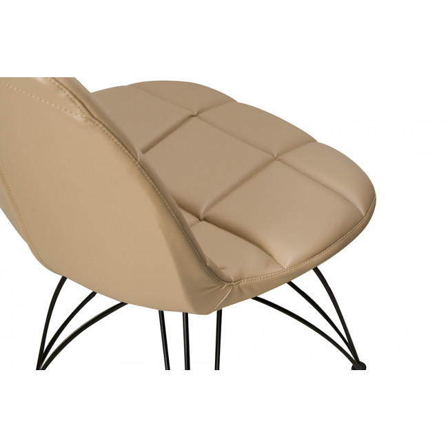 Chair Elon Silk, beige, 47x49x85cm