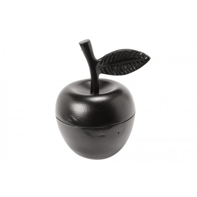 Decorative bowl Apple, black, D9xH13cm