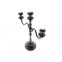 Candle holder Verena 3, black colour, 40cm