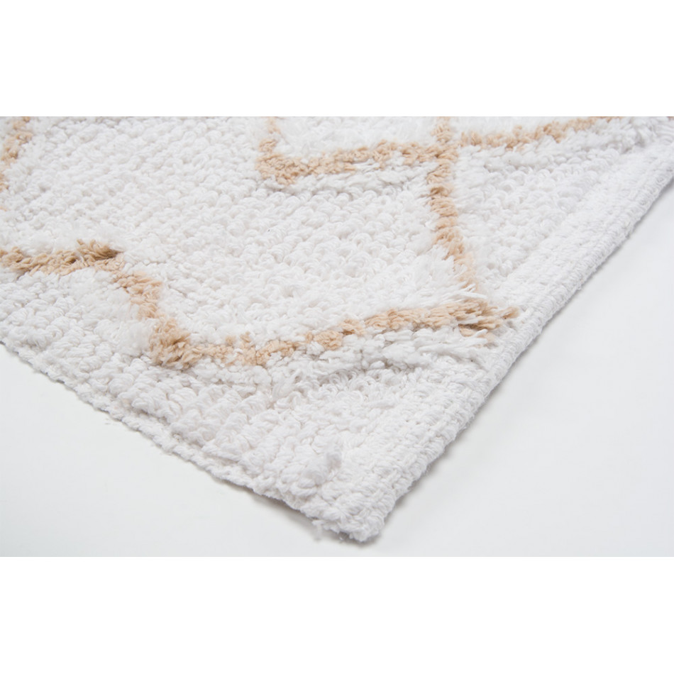 Bath mat Ethnic, taupe, 50x120cm