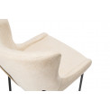 Dining chair Glam, cream, 64x81x51cm, seat 49cm