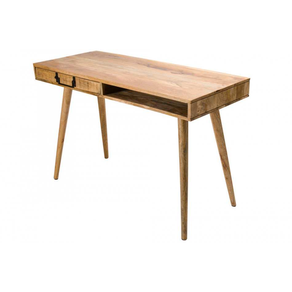 Desk Stiga with 1 drawer, mango, 118x50x76cm