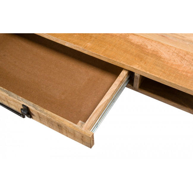 Desk Stiga with 1 drawer, mango wood, 118x50x76cm