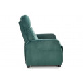 Arm chair Helipe,d.green, H103x135x76,seat surf.H48cm