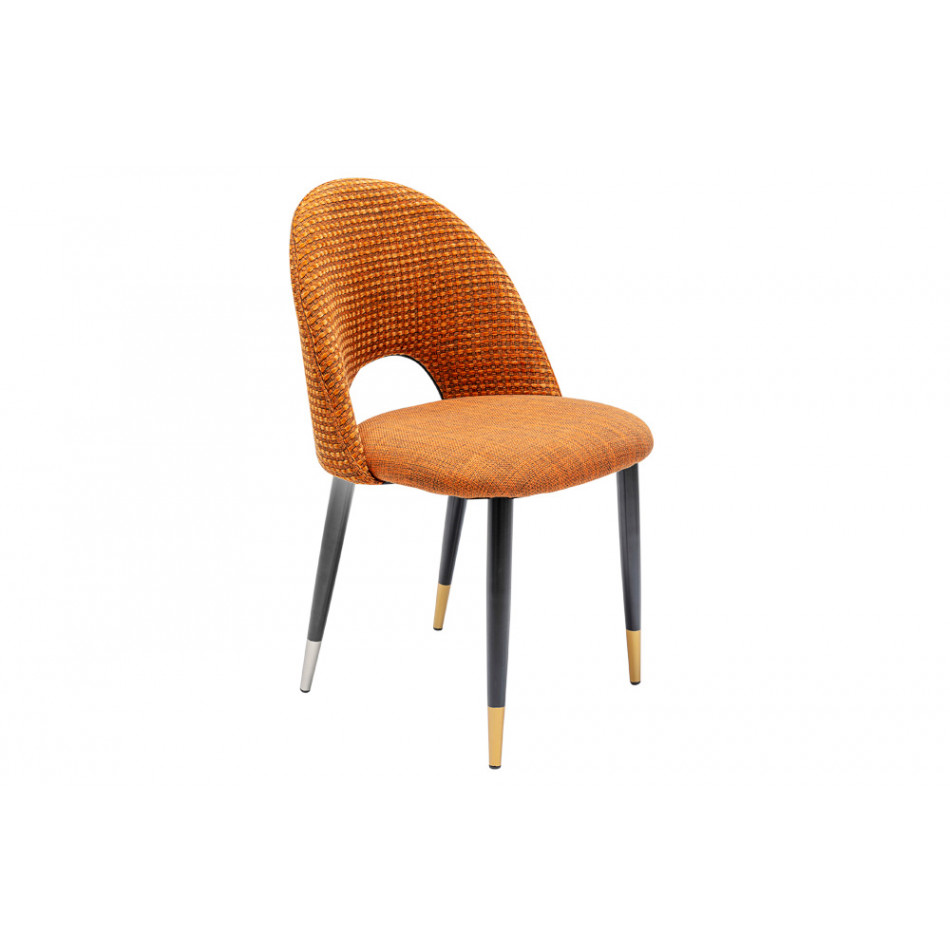 Chair Hudson, orange, 84x49x54cm, seat h 46.5cm