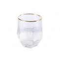 Water tumbler, gold, H10.5, D8-9.5 cm, 450ml