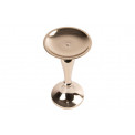 Candle stand Vellore, champagne/gold, H21cm x D11cm