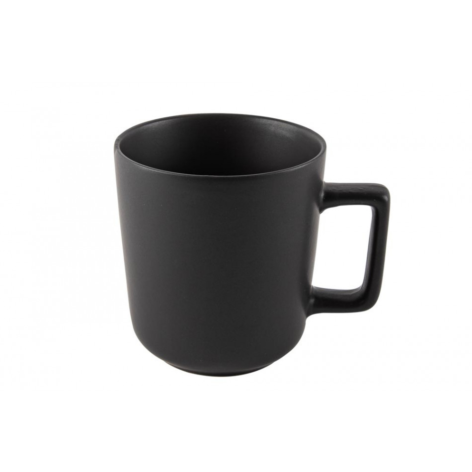 Mug Fika, 330ml, black, H8x8.5cm